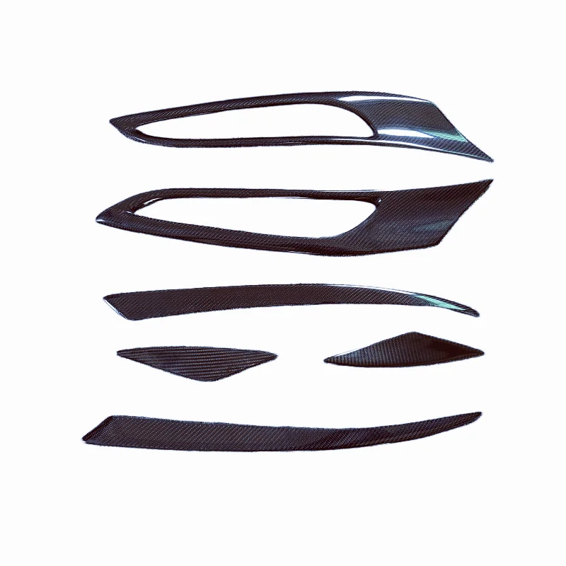 

High Quality Carbon Fiber M-style Hood Vent Leaf Panel Decorative Strip For The 2017-2020 Ferrari 812 Body Kit