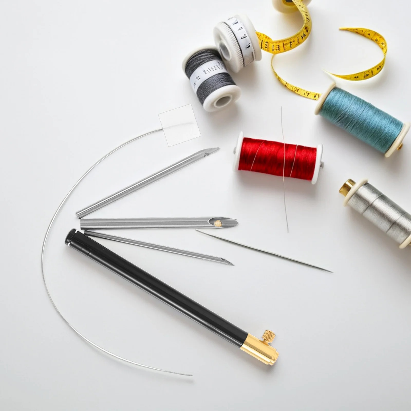 

1 Punch Needle Set For Diy Embroidery Sharp Tip Replaceable Heads Portable Design Beginner Friendly Multifunction Craft Use