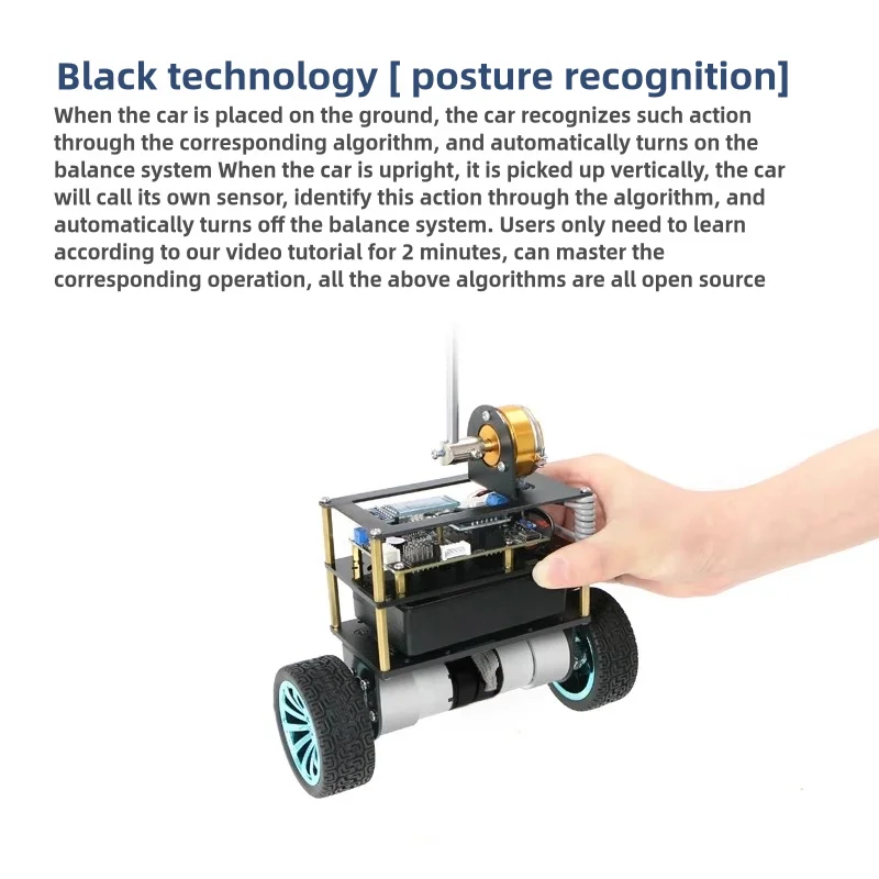 WHEELTEC Second Order Balancing Robot B585 DP2 Inverted Pendulum Two Wheel Self Balancing LQR Control Intelligent Car STM32