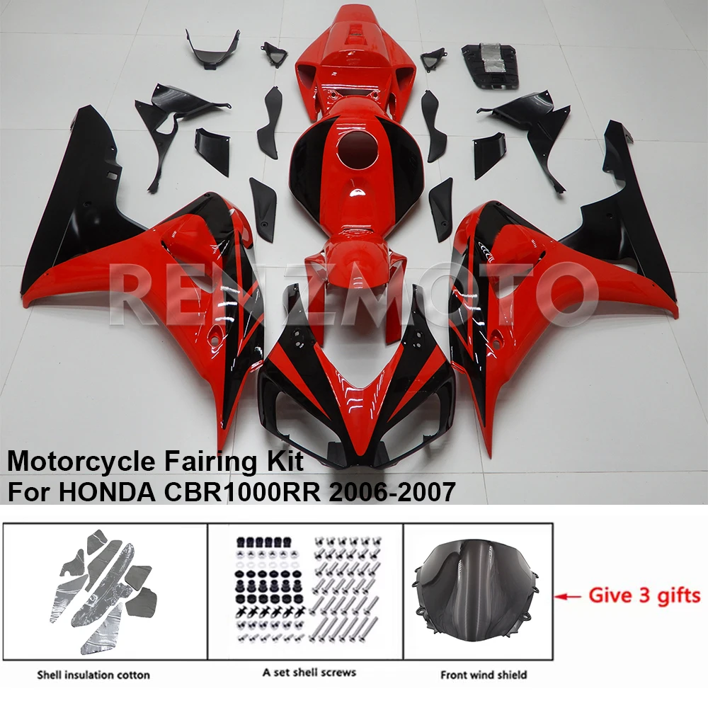 

For HONDA CBR 1000 RR 2006-2007 Fairing Motorcycle Set Body Kit Decoration Plastic Guard Plate Accessories Shell