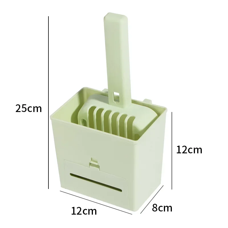 1Set Plastic Self Cleaning Cat Litter Scoop Set With Base Durable Litter Box Shovel For Cats Kitten Toilet Cleaning Tools_voghion.com