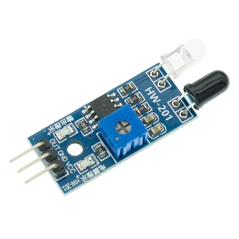 Modul Sensor Penghindar Rintangan Mobil Cerdas Modul Tabung Inframerah Pelacakan Sensor Refleksi Fotolistrik