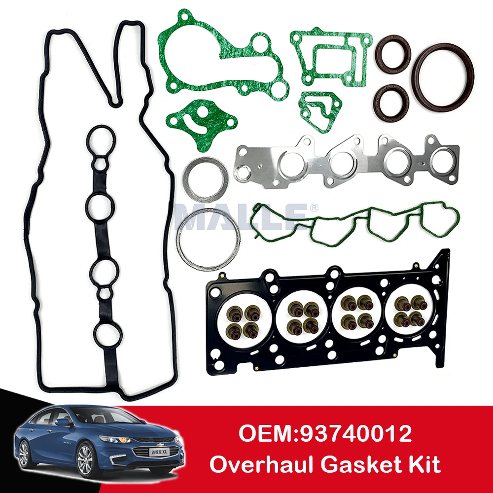 

Engine Complete Overhaul Rebuilding Gasket Kit For GM Chevrolet New Sail AVEO LCU 1.4L Auto Accessories 93740012 Cylinder Head