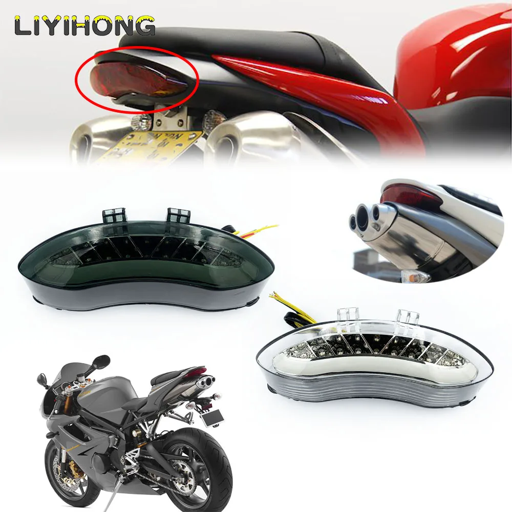 LED Rear Tail Brake Light Blinker Turn Signal Integrated Lamp For Triumph Daytona 675 Speed Triple R Motorcycle Accessories