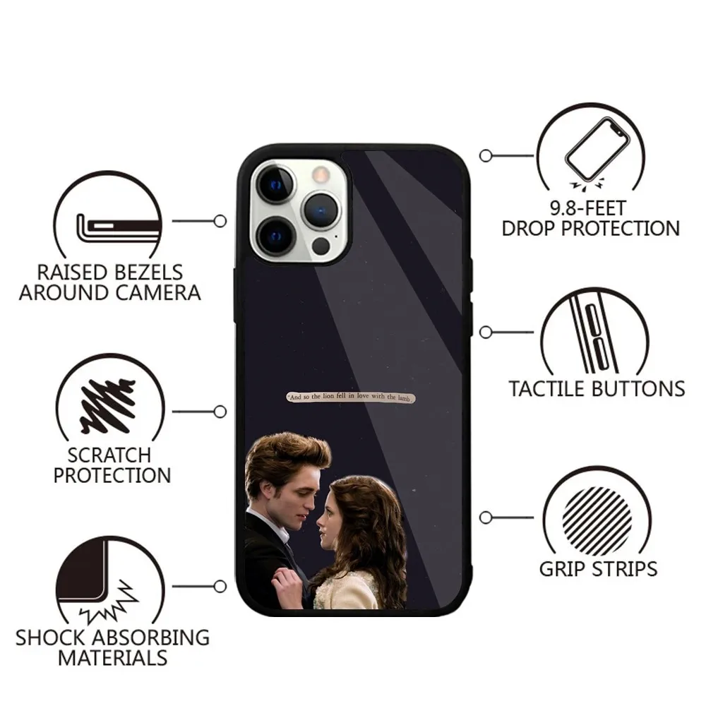 T-Twilight TV Series Phone Case For iPhone 15,14,13,12,11,Plus,Pro,Max Mini Magsafe Magnetic Wireless Charging