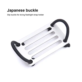 Ceinture de poids coulissante, outils de Sport de plongée, fixateur de lampe, montage latéral en acier inoxydable, sangle de plongée, accessoires de fixation