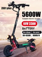 2025 Hot Sale ZonDoo ZO01 plus 5600W60V33AH Dual Motor Off-Road Electric Scooter, Type C Full Suspension Fast Speed 65KMH 45MPH