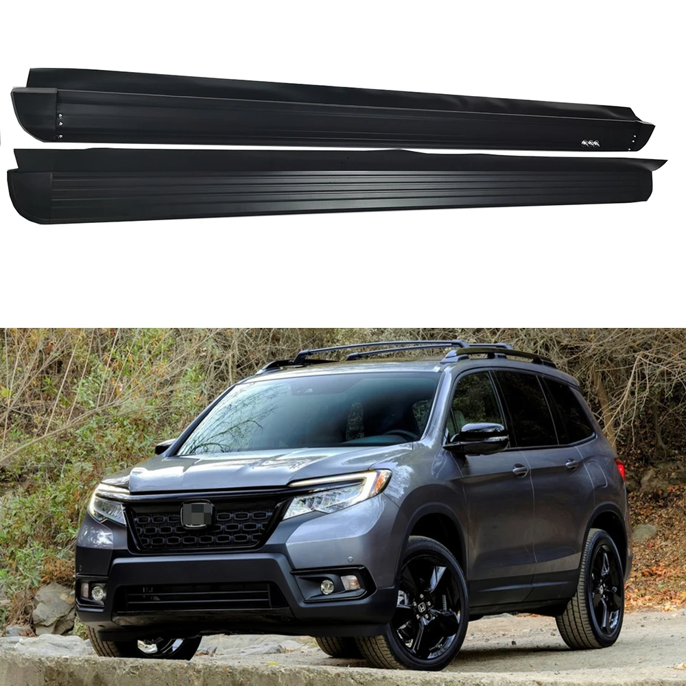 2PCS Side Step fits for Honda Passport 2017 2018 2019 2020 2021 2022 2023 2024 Running Board Nerf Bars Stairs Aluminium Pedal