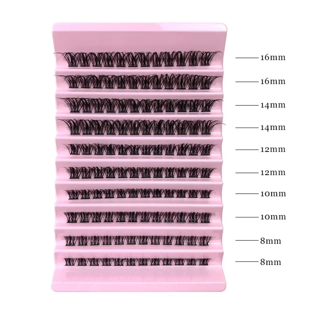 120 Cluster Segmented False Extension Eyelash DIY Natural Individual Lash Makeup Tools Soft and Natural Easy to Operate