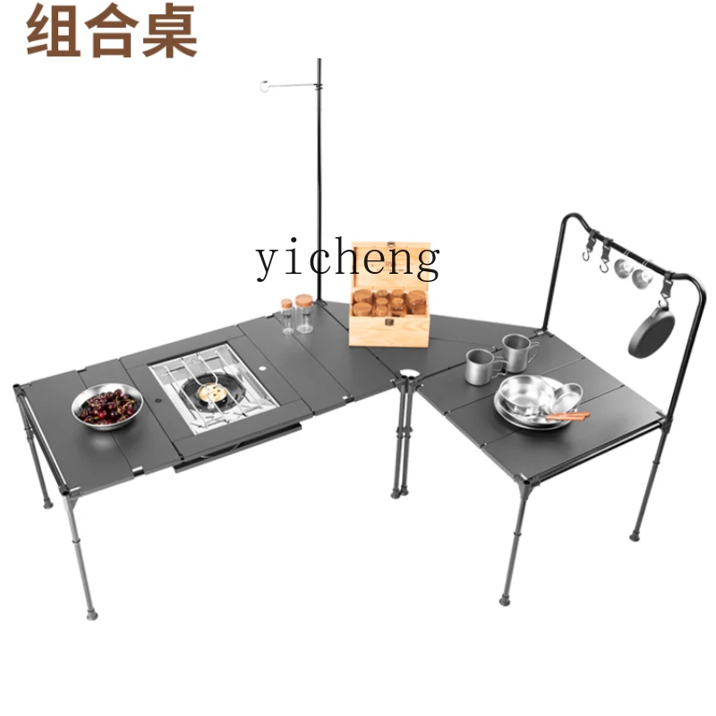 Zf Outdoor Folding Portable Multifunctional Table Camping Camping Car Barbecue Small Table