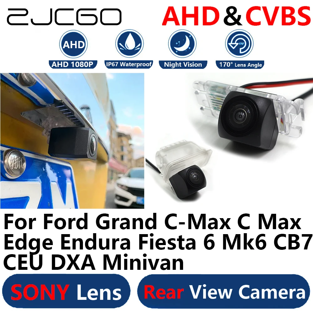 

AHD 1080P Parking Backup Reverse Rear view Camera For Ford Grand C-Max C Max Edge Endura Fiesta 6 Mk6 CB7 CEU DXA Minivan