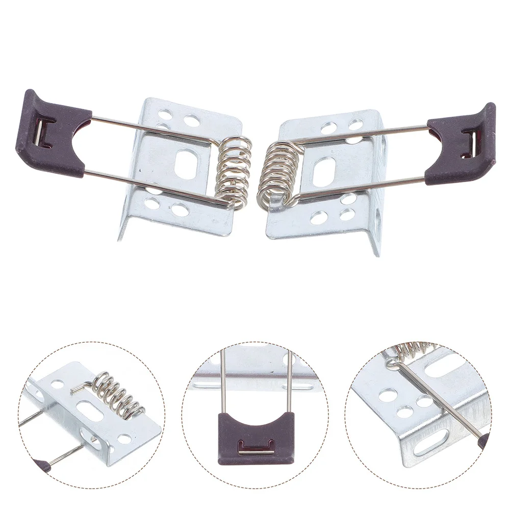

20Pcs L-Shaped Spring Brackets Embedded Panel Light Clips Recessed Ceiling Downlight Holder Accessories for Office Home Lighting