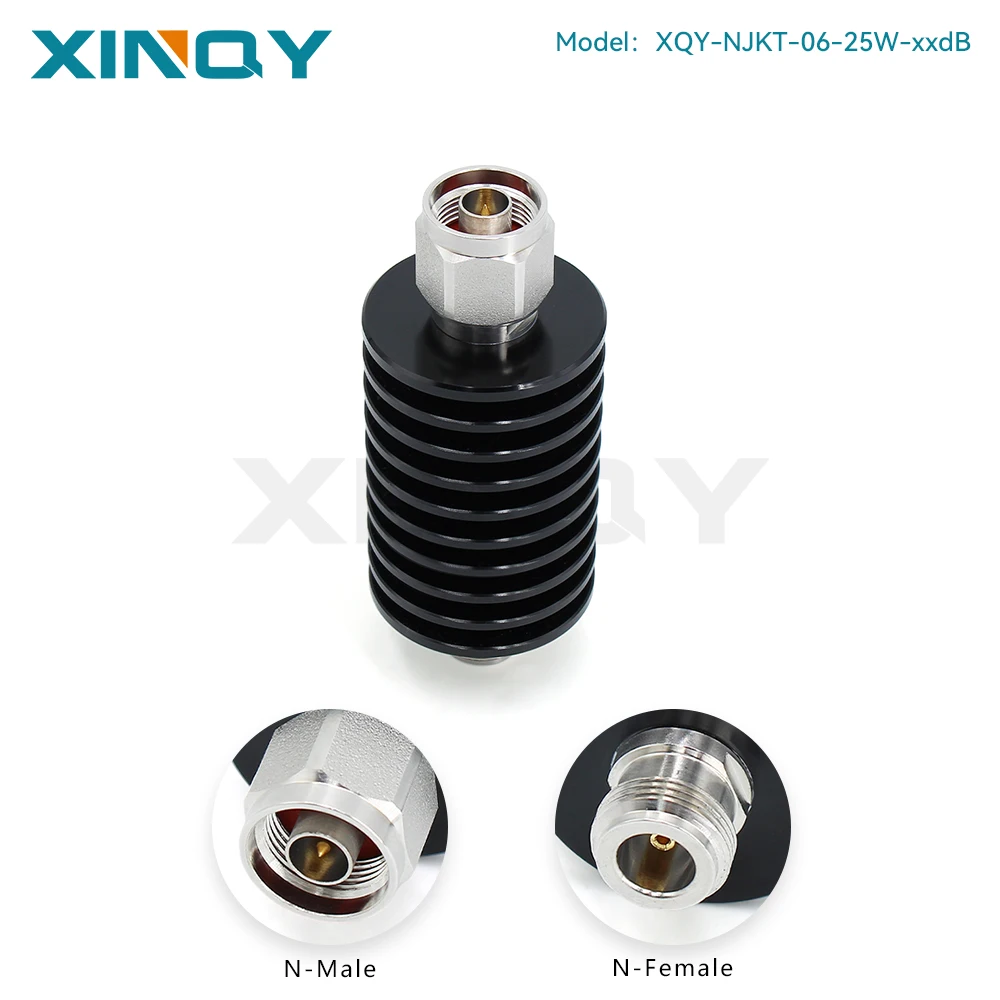 xinqy-25w-rf-signal-attenuator-0-6g-fixed-attenuation-1-3-6-10-20-30-40-50db-50Ω-for-satellite-radar