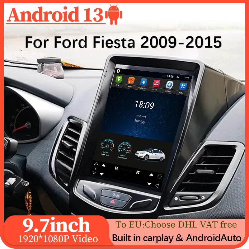 

Upgrades Radio Player Android 13 Carplay Auto Car Multimedia Video Car Dvd Player For Ford Fiesta Bluetooth for car auto screen