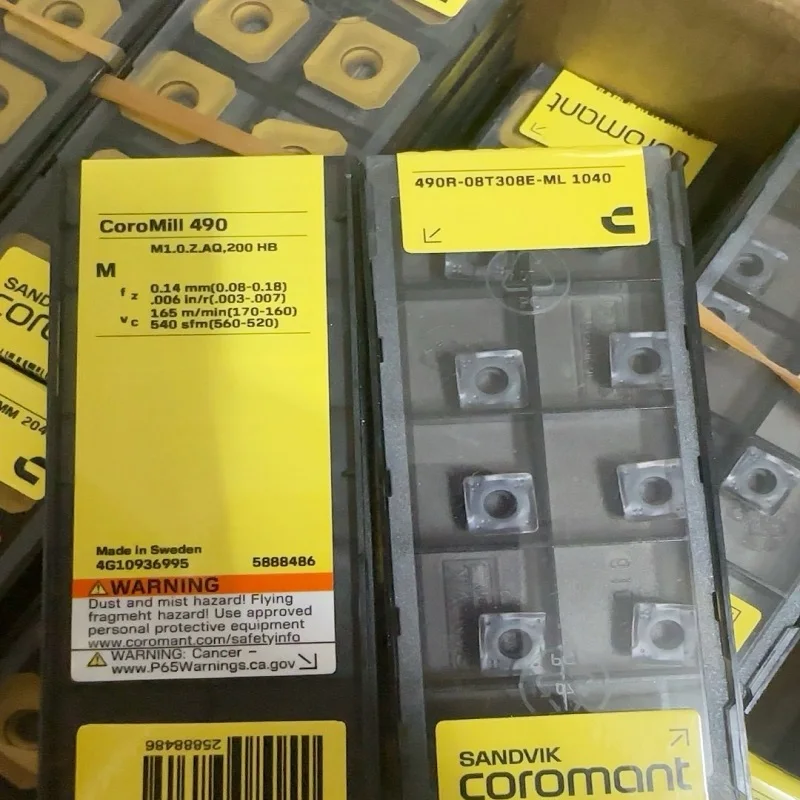 

Hard alloy cutting blades 490R-08T308E-ML 1040