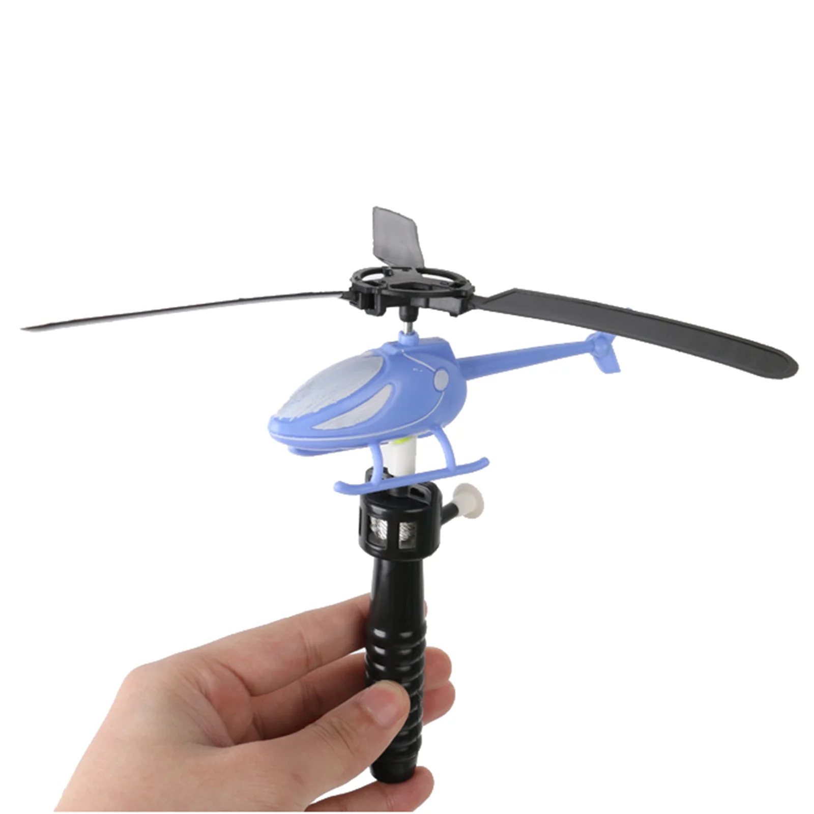 Pull String Helicopter Toy Creative Funny Copter Toy Educational Gift Toy for Children Kids (Random Color)