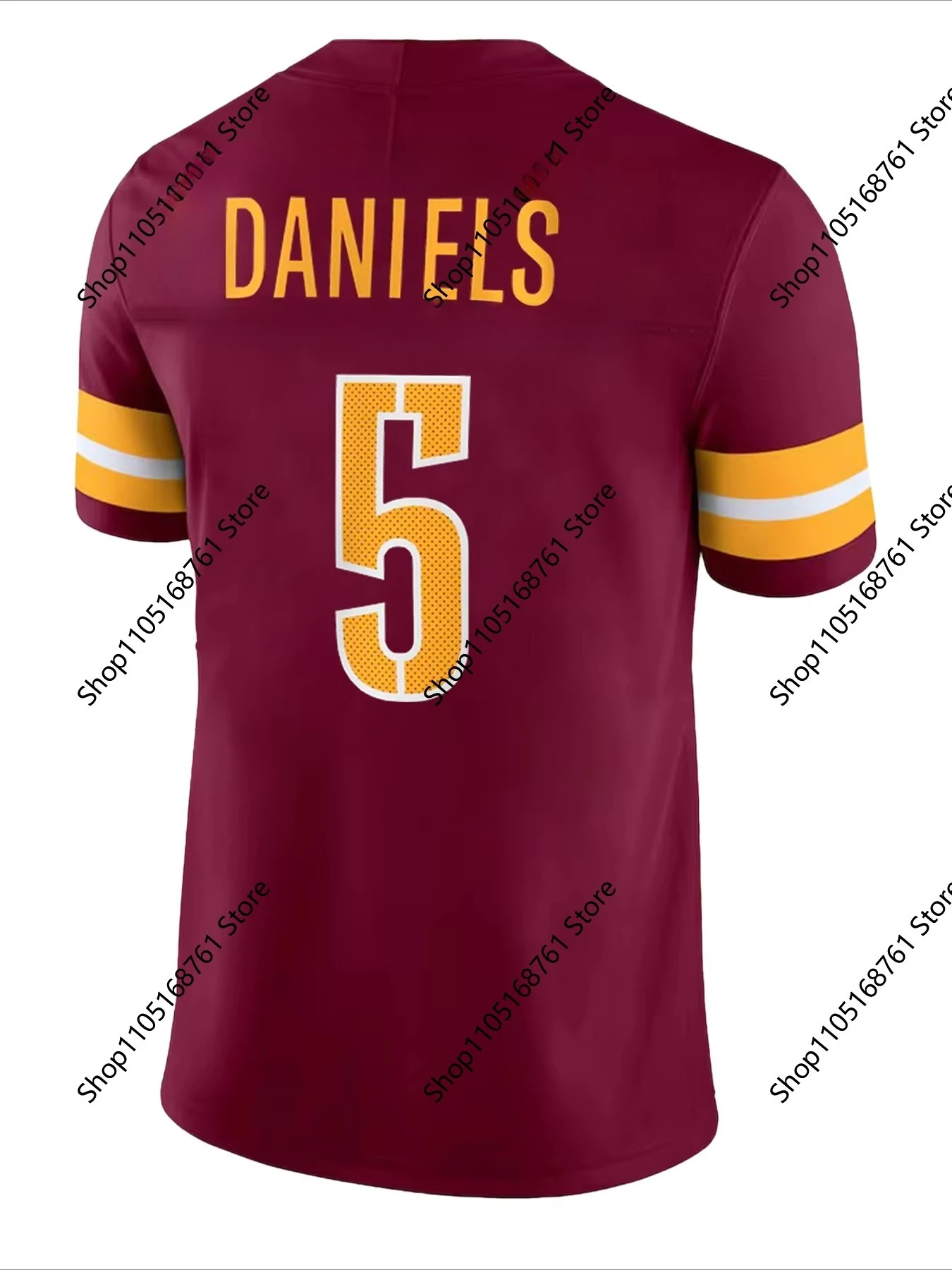 2025 حار واشنطن دانييلز جديد كرة القدم الأمريكية الرجال المشجعين جيرسي تي شيرت كرة القدم الرياضية قصيرة الأكمام تنفس جيرسي التي شيرت