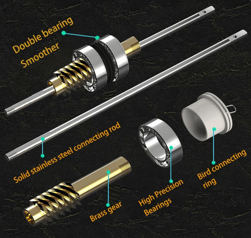 Pflueger Vollmetall-Spinnrolle mit Maximaler Bremskraft von 25kg, Aluminium-Salzwasser-Spinnrolle – Detail 9