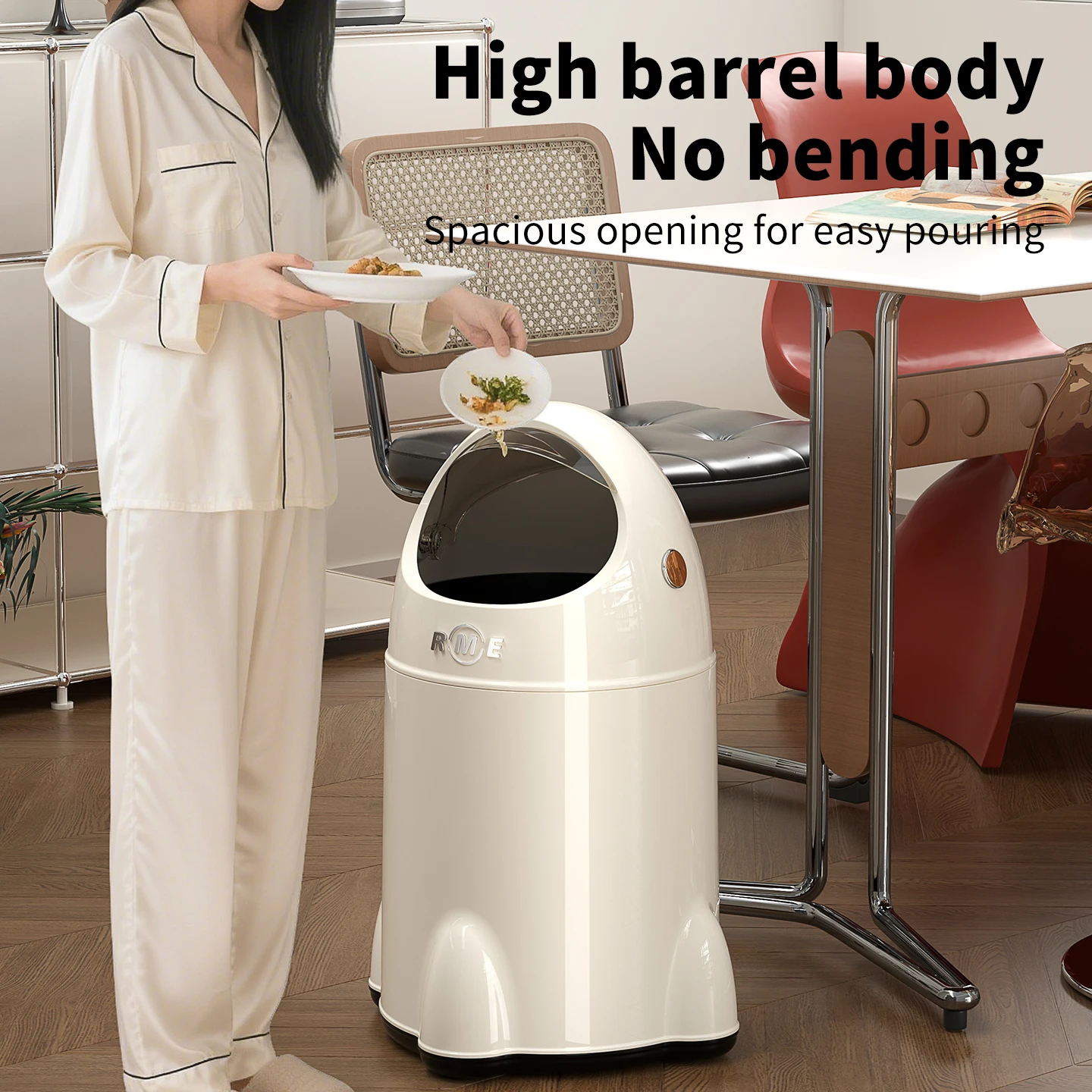 Garbage bin, home living room, no bending, high appearance, simple bedroom, kitchen, garbage bin, toilet, paper basket