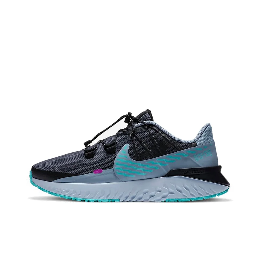 Nike Legend React 3 Running Shoes Women's Low Top Black/Blue CU3866-403