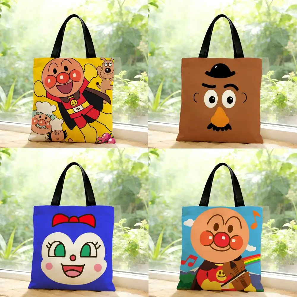 Cute Japanese Anime A-Anpanman Storage Bags Canvas Bags Seri