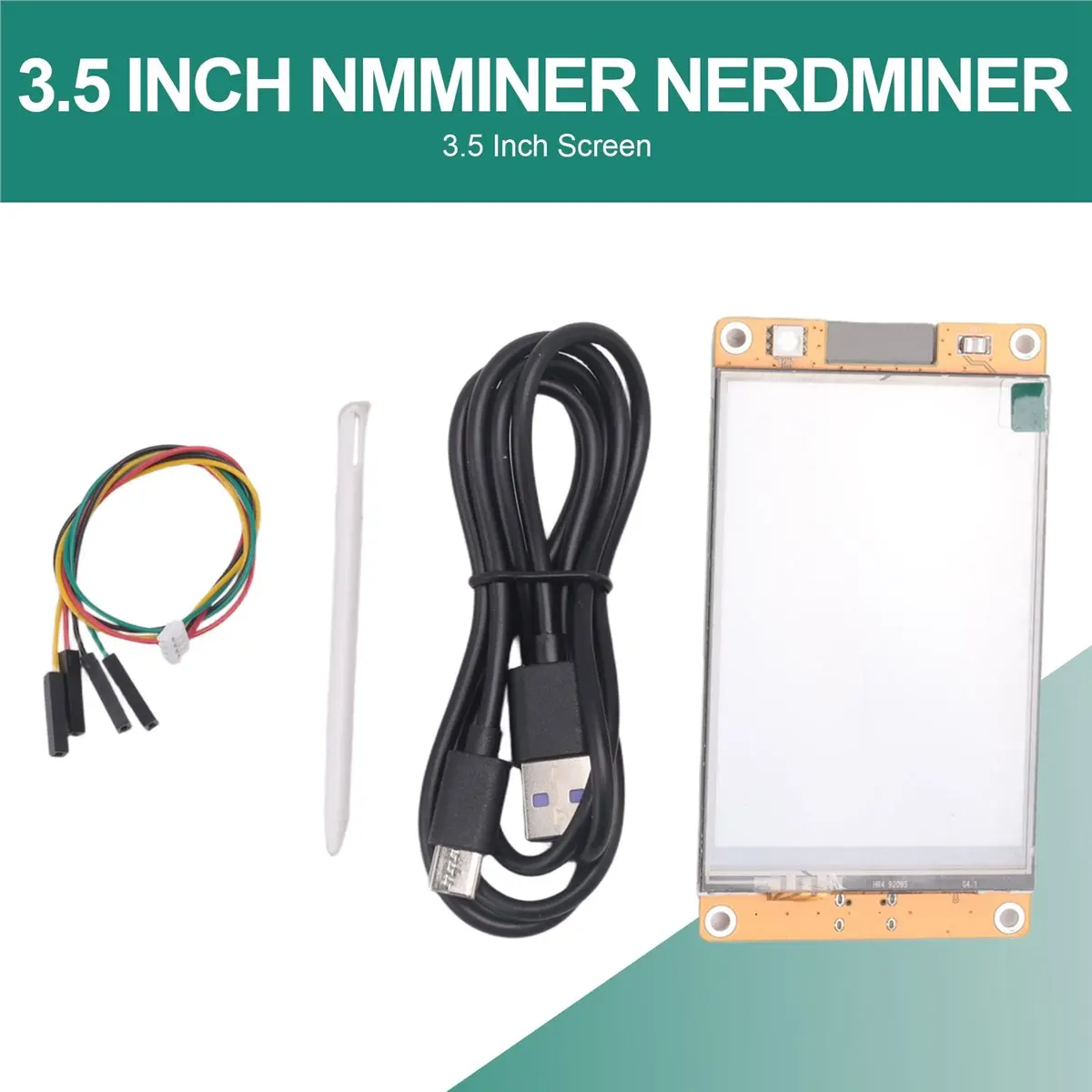 OKgood NMMiner NerdMiner V2 Hashrate Lucky Miners ESP32 3.5 Inch Smart Display Crypto Solo Lottery 960KH/S Bitcoin Board