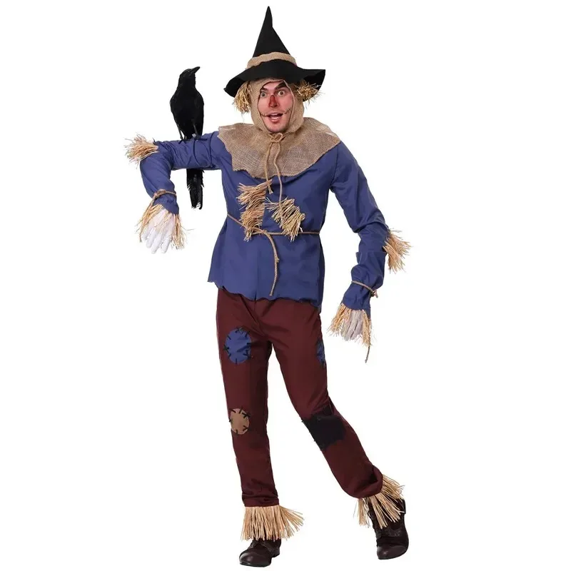 

The Wizard Of Oz Pumpkin Patch Scarecrow Cospaly Costume Halloween Carnival Party Horror Ghosts Clown Fancy Dress