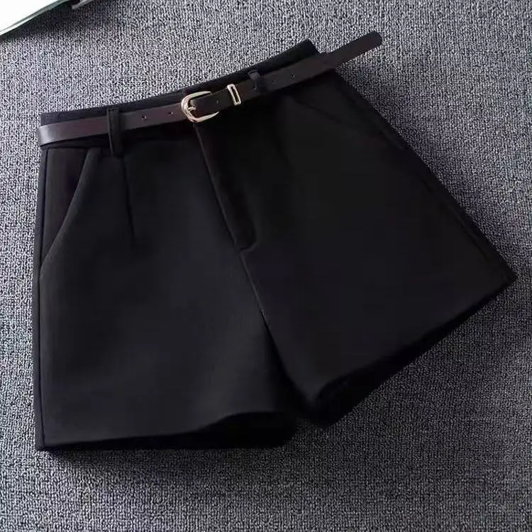 Ladies Fashion Casual Tassel Woolen Cloth Booty Shorts Women Clothes Girls High Waist Womens Shorts Female Sexy Clothes  LX579