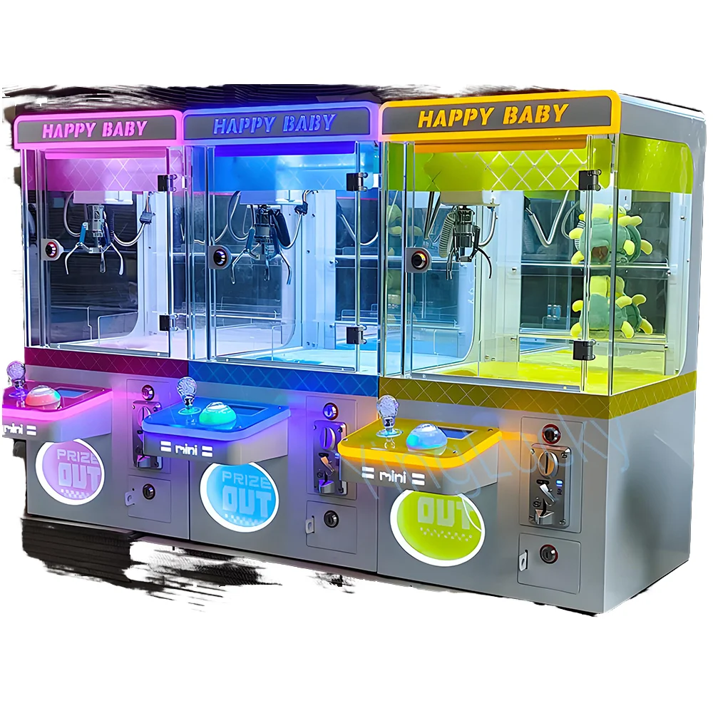 

Миниатюрный домашний игровой автомат-кран из прочной нержавеющей стали и пластика, монетоприемный, развлекательный, подарочный, игровой автомат-кран, распродажа