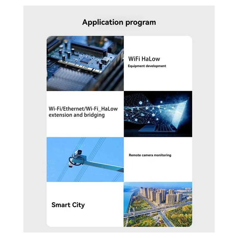 BNVN-3Pcs HC01 Wifi Halow Module 902-928MHZ ثنائي النطاق 32.5Mbps طويلة المدى عالية السرعة نقل البيانات الوصول اللاسلكي Iot