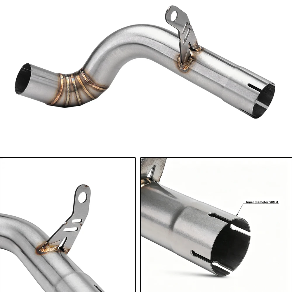 

Slip On Muffler Mid Link Pipe Connect Original For VOGE DS900X DS900 X 900DS 900 DS 2024-2025 Motorcycle Exhaust Escape
