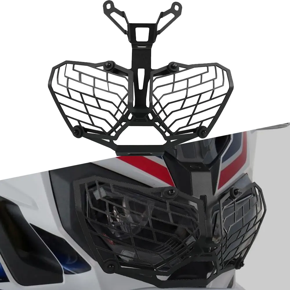 

Motorcycle Headlight Grille Guard Protector Cover For Honda CRF1000L Africa Twin ADV Sports 2017 2018 2019 2020 2021 2022 2023