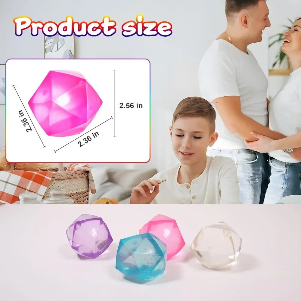 Relax Anxiety Stress Cube Ice Cube Balls Fidget Tension Hand Exercise Stress Balls Random Color Relive Stress Sensory Fidget Toy