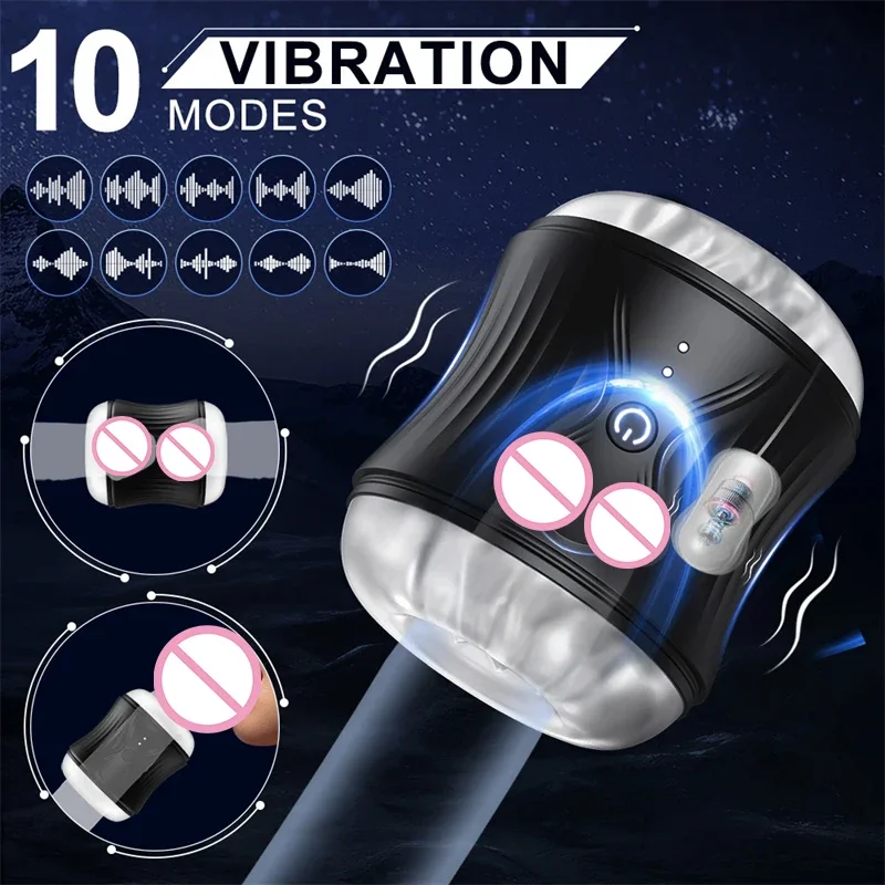 ของเล่นAnalสําหรับชายปากMasturbator Ejaculation Delay Men 'S Sex Toysถุงมือช่องคลอดปั๊มBig Dildo VagineสําหรับMan 2024 ของเล่น