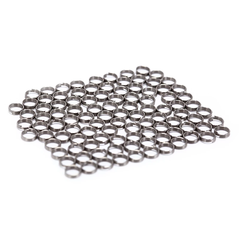 100Pcs/lot Professional Silver Dart Shaft Stainless Steel Rings for Darts Shaft