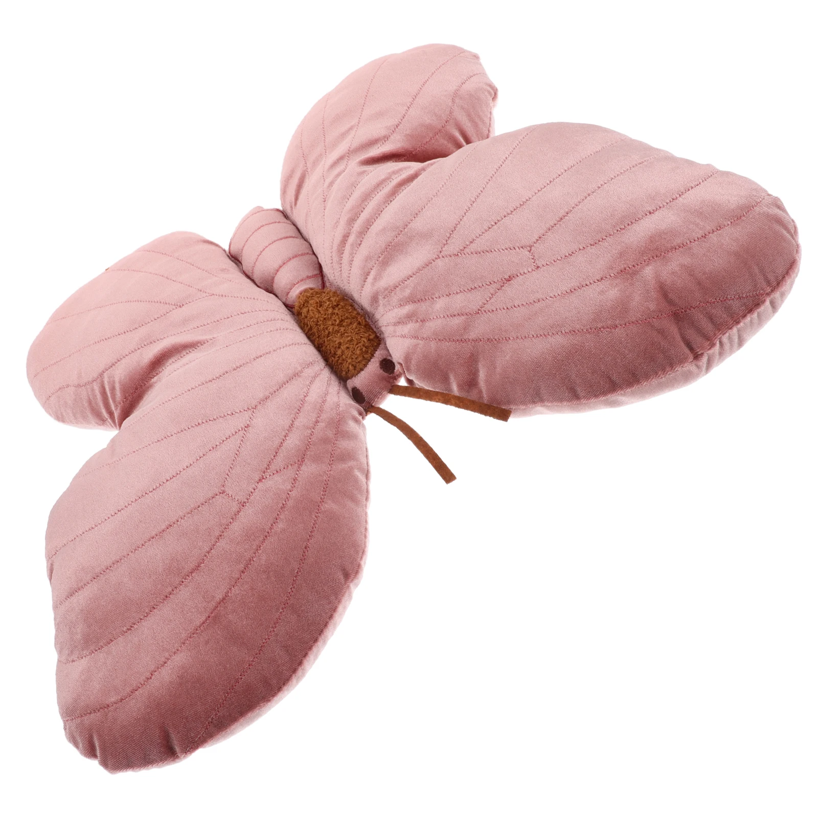 

Butterfly Pillow Pink Decorative Throw Pillow for Bed Sofa 30cm Soft Pillows Girls Novelty Romantic Travel Car Use