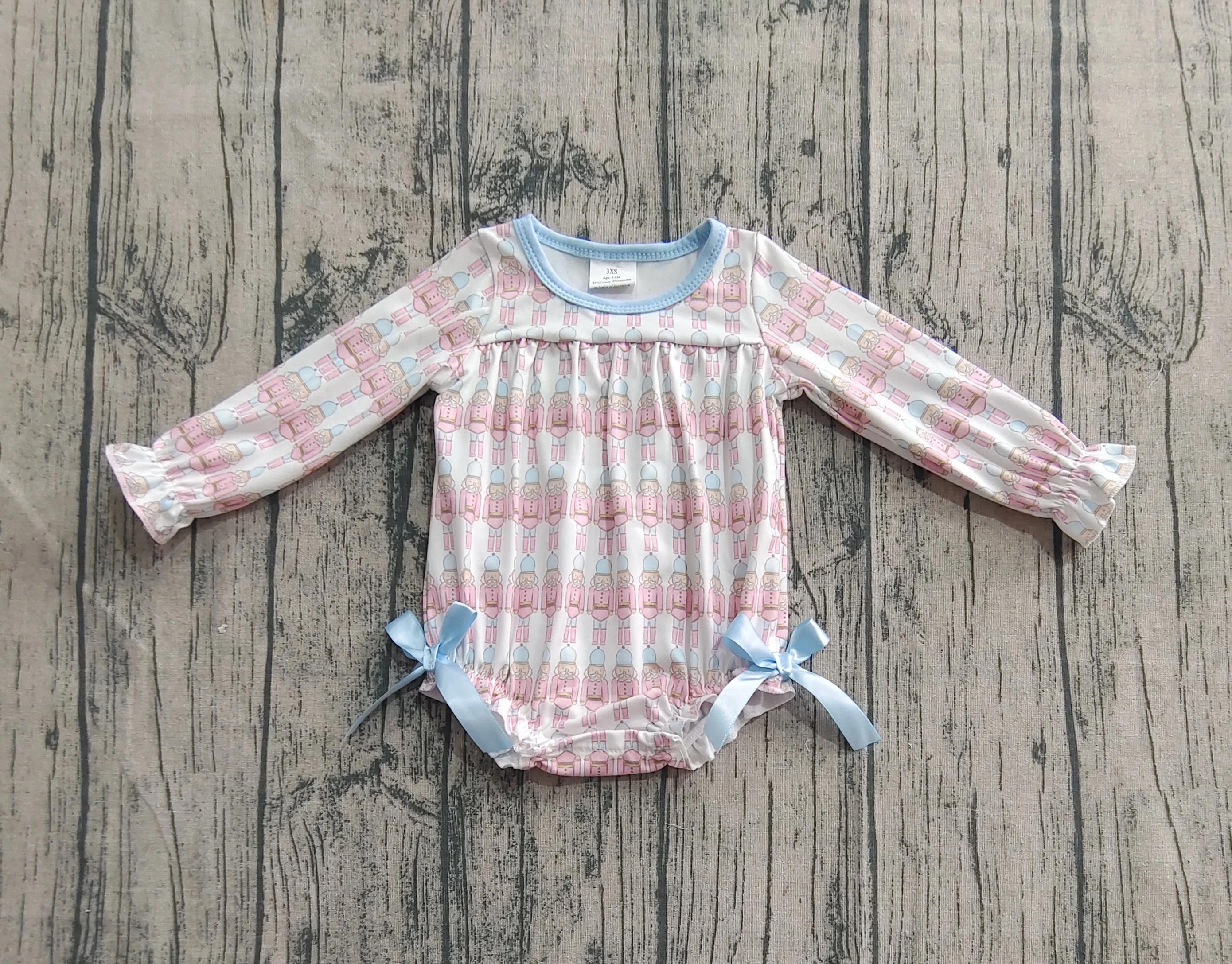 

6.21 LR2298 Presale Kids Boutique Clothes Baby Girls Clothes Toddler Christmas Romper