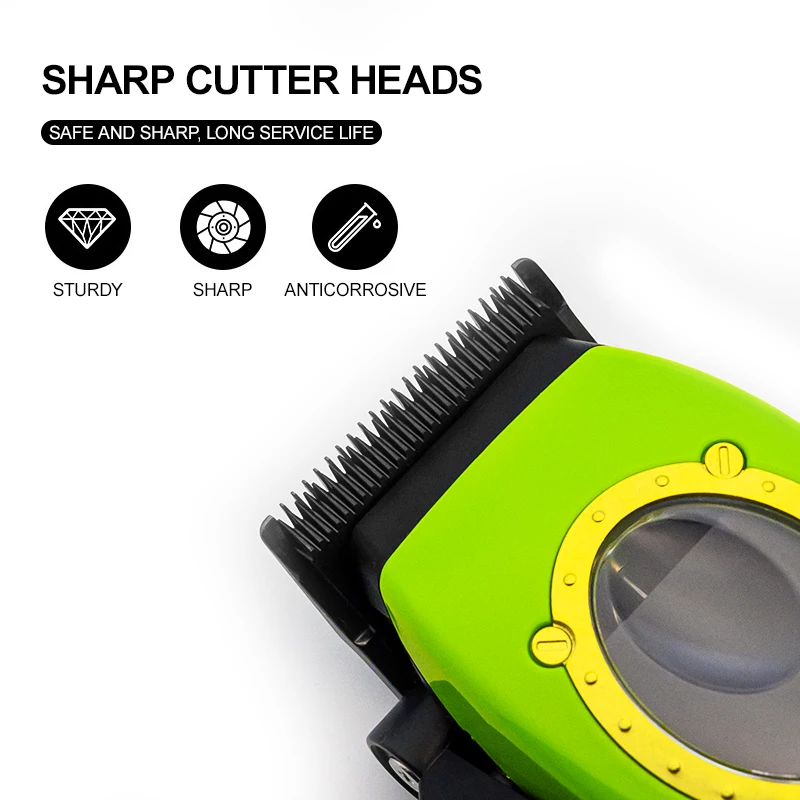 Cortadora de pelo profesional, máquina para cortar Cabello, suministros de barberos, 8000 RPM