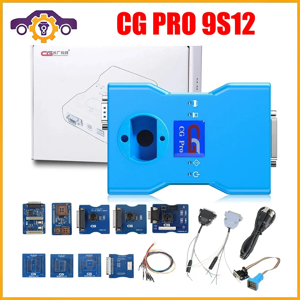 2024 New CGPRO CG Pro 9S12 Programmer Full Version with All Adapters Support 35160WT/ 35080/ 35128 CAS4 DB25 and TMS370 Adapter