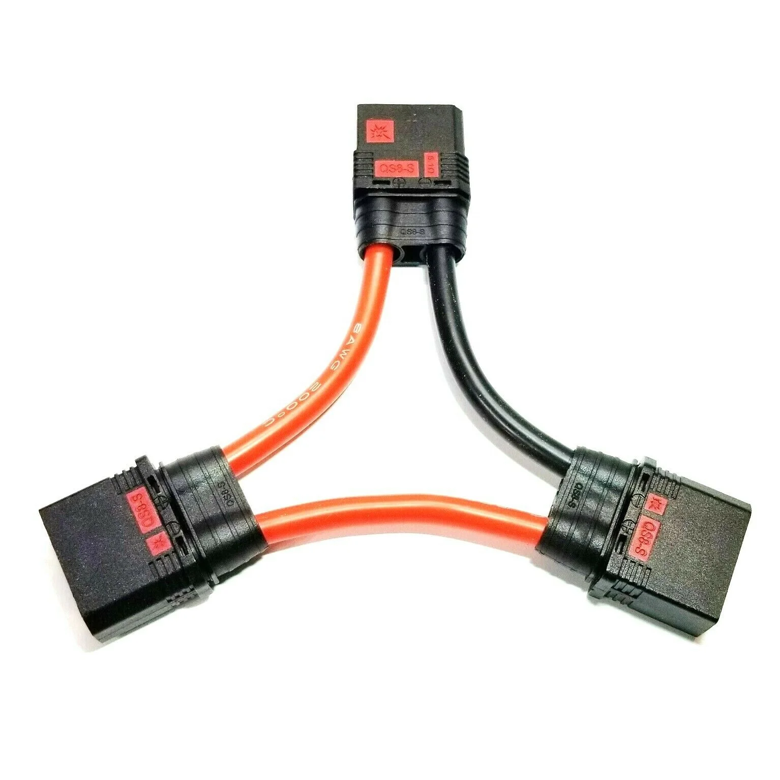 

Серия QS8-S Anti-Spark Heavy Duty Разъем для аккумулятора 8AWG Мужская Женская Вилка RC Автомобиль Дрон Модель QS8 Серия Жгут проводов Пластик