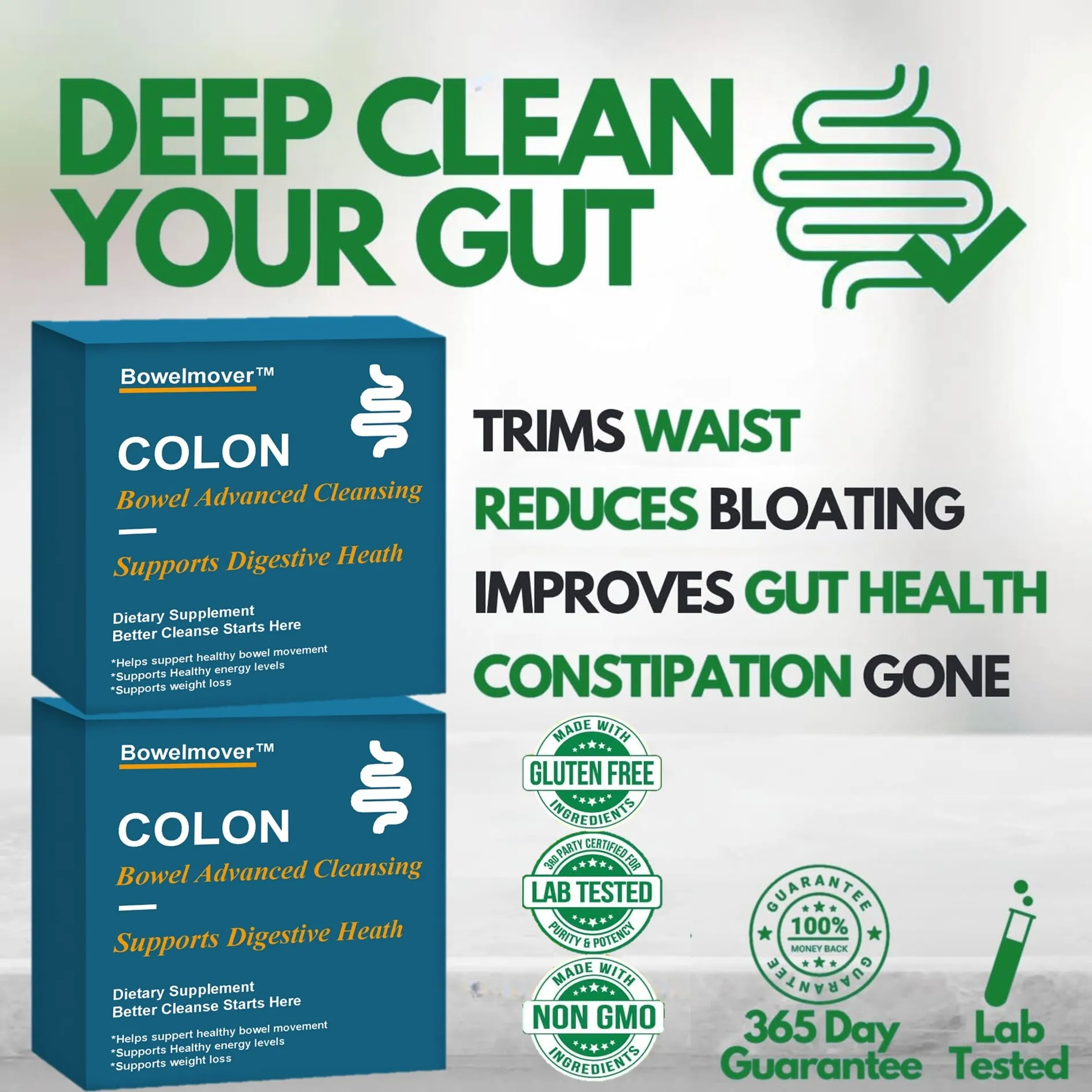 Advanced Gut Cleanse Detox for Women & Men