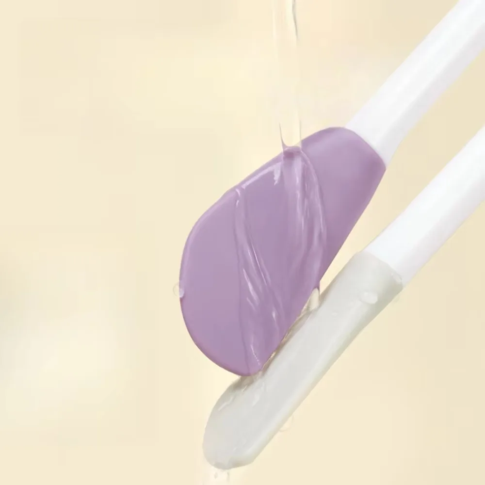 プロのシリコーンマスクブラシ DIY フェイシャルマスク泥鼻クリーンにきび除去ブラシツールと交換用ヘッド