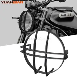 Motorcycle Headlight Head Light Guard Protector Cover Protection Grill For Husqvarna Svartpilen 250 401 Vitpilen 401 2017-2023