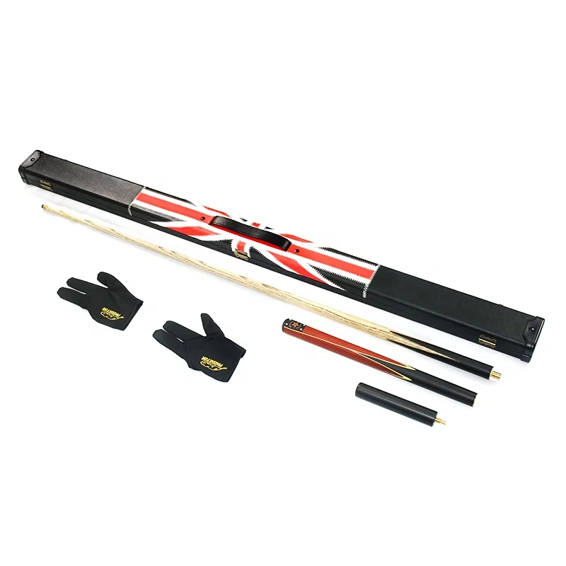 

Hot Sale Billiard Snooker Kit 3/4 Cue & Cue Case & Glove