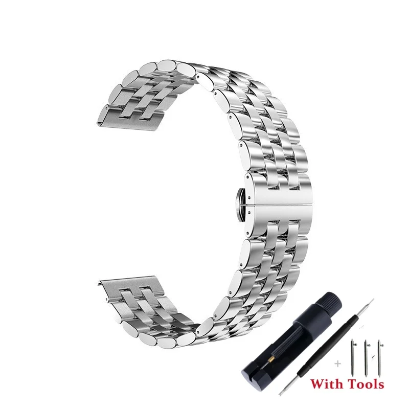 20 mm 22 mm Schnellverschluss-Uhrenarmband aus Edelstahl 304L für universelles wasserdichtes Metall-Uhrenarmband-Ersatzarmband – Detail 8