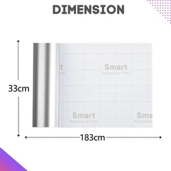 Vinile permanente intelligente 13in x 3ft per Cricut Explore 3 e Maker 3, crea progetti fai da te, decalcomanie, adesivi, a prova di sbiadimento per tutte le stagioni