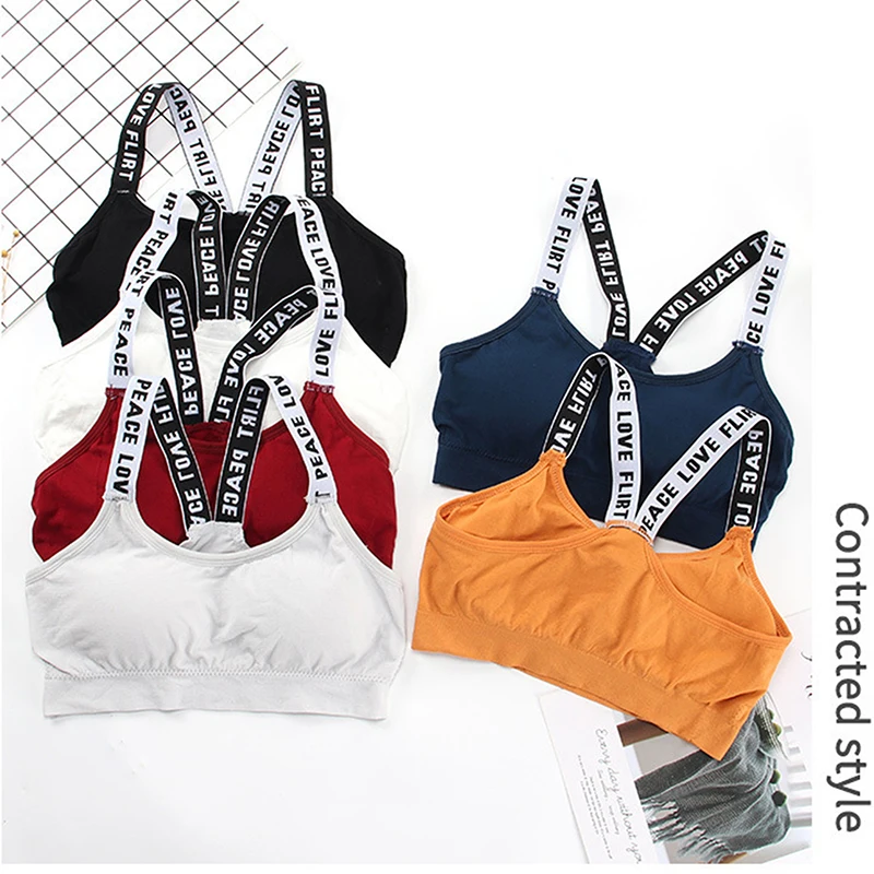 통기성 섹시 심리스 탑 여성 스포츠 브라, 체육관 피트니스 요가 운동복 푸시업 브라, 높은 임팩트 