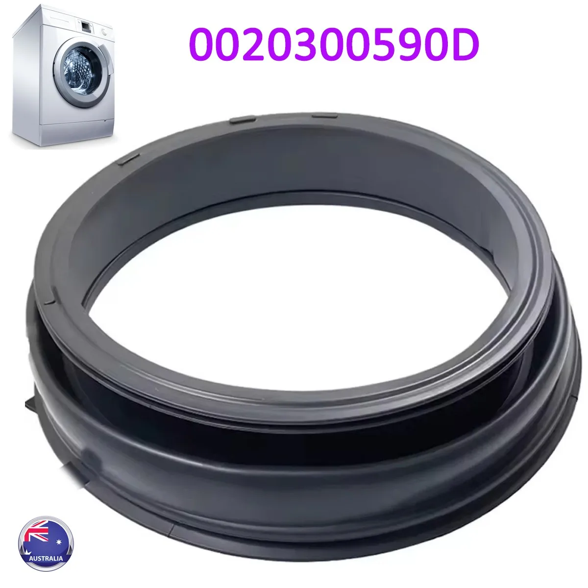 Replacement For Fisher & Paykel Washing Machine Door Seal Gasket H0020300590D Rubber Washer Door Seal