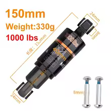 MEROCA Rear shock for mtb 125/150/165/190mm Oil Spring Shock for Scooter Mountain Bike 750/850/1000 Lbs RearShocks - AliExpress 