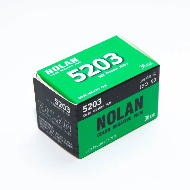 1Roll Nolan 5207 5219 5203 35mm color film roll negative film ECN2 processing iso 250/500/50 36EXP/roll